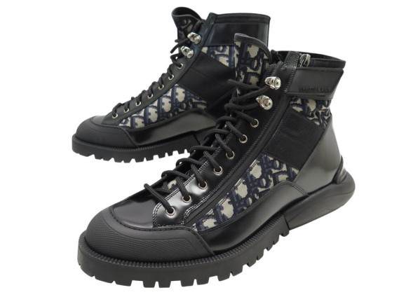  bottines christian dior combat mid top boots 42