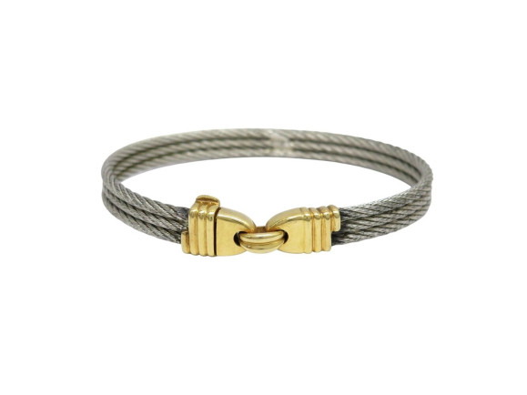  bracelet fred force 10 cable 18 cm en acier et