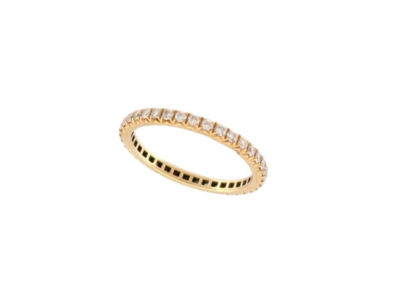 bague inedit alliance americaine t54 or jaune 18k