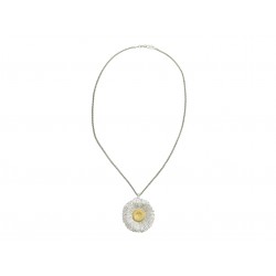 NEUF COLLIER PENDENTIF BUCCELLATI BLOSSOMS ARGENT 925 ET VERMEIL NECKLACE 450€