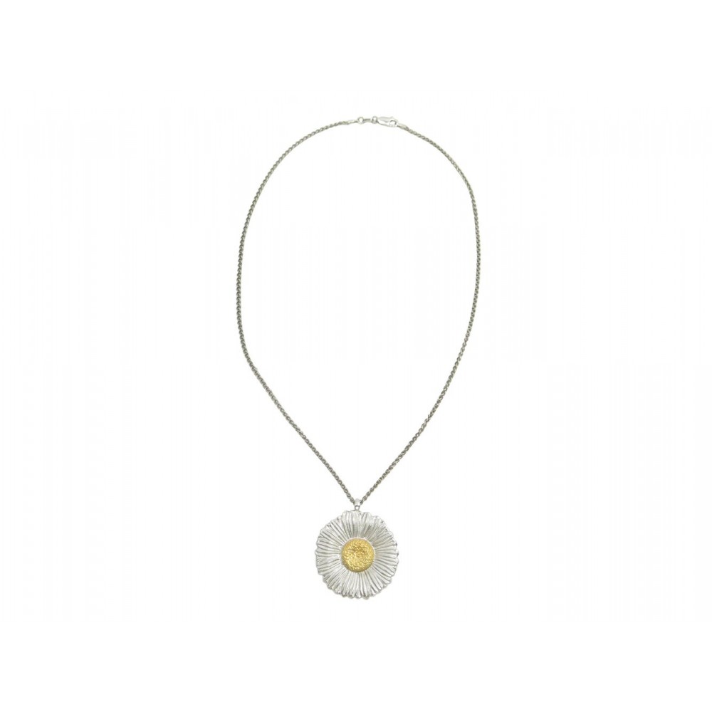 NEUF COLLIER PENDENTIF BUCCELLATI BLOSSOMS ARGENT 925 ET VERMEIL NECKLACE 450€