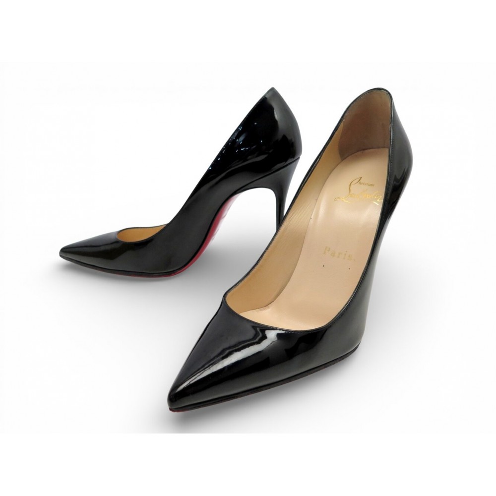 NEUF CHAUSSURES CHRISTIAN LOUBOUTIN DECOLLETE 554 3120836 T37 VERNIS SHOES 845€