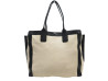 sac a main chloe alison grand cabas cuir blanc ivoire