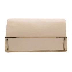 NEUF SAC A MAIN CHLOE POCHETTE 3S0071-926 CUIR ROPE BEIGE CLUTCH HAND BAG 1300€