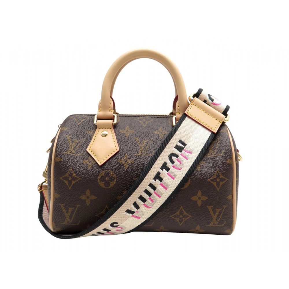 NEUF SAC A MAIN LOUIS VUITTON SPEEDY 20 BANDOULIERE M46234 TOILE MONOGRAM 1900€