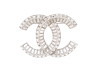 broche chanel logo cc strass 2023 en metal