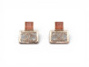  boucles d'oreilles chanel carre logo cc num 5