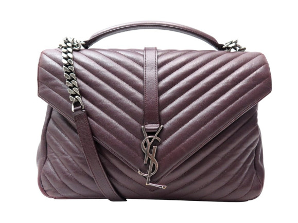 sac a main saint laurent college large chain bag