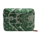 NEUF TROUSSE DE TOILETTE POCHETTE HERMES EPERON D'OR BANDANA SOIE VERTE PAISLEY