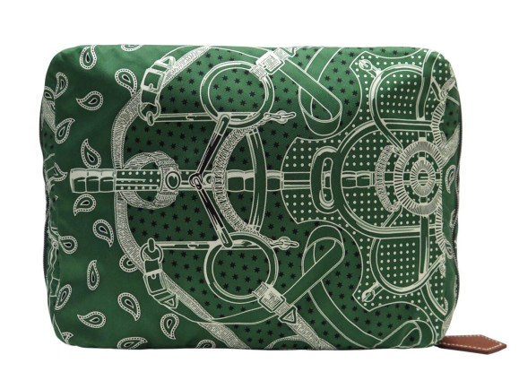 trousse de toilette pochette hermes eperon d'or