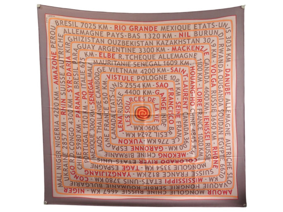 foulard hermes les sources de la vie rawyler carre 90