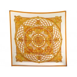 FOULARD HERMES MONNAIES ET SYMBOLES DES PARISII CARRE 90 PAUWELS SOIE SCARF 580€