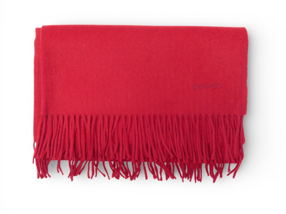  echarpe hermes etole en cachemire rouge 180 cm