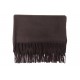NEUF ECHARPE HERMES ETOLE EN CACHEMIRE MARRON 180 CM CASHMERE STOLE SCARF 865€