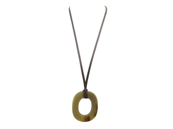 collier hermes pendentif isthme gm clou de selle 70cm