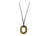collier hermes pendentif isthme gm clou de selle 70cm