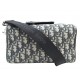 NEUF SAC A MAIN POCHETTE DIOR LINGOT POUCH JACQUARD OBLIQUE 1ADP0026YKY 2500€