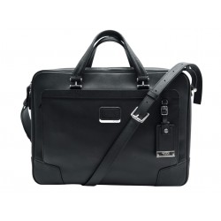 SACOCHE TUMI ASTOR 093230D ORDINATEUR 17" CUIR ANSONIA NOIR BRIEFCASE BAG 595€