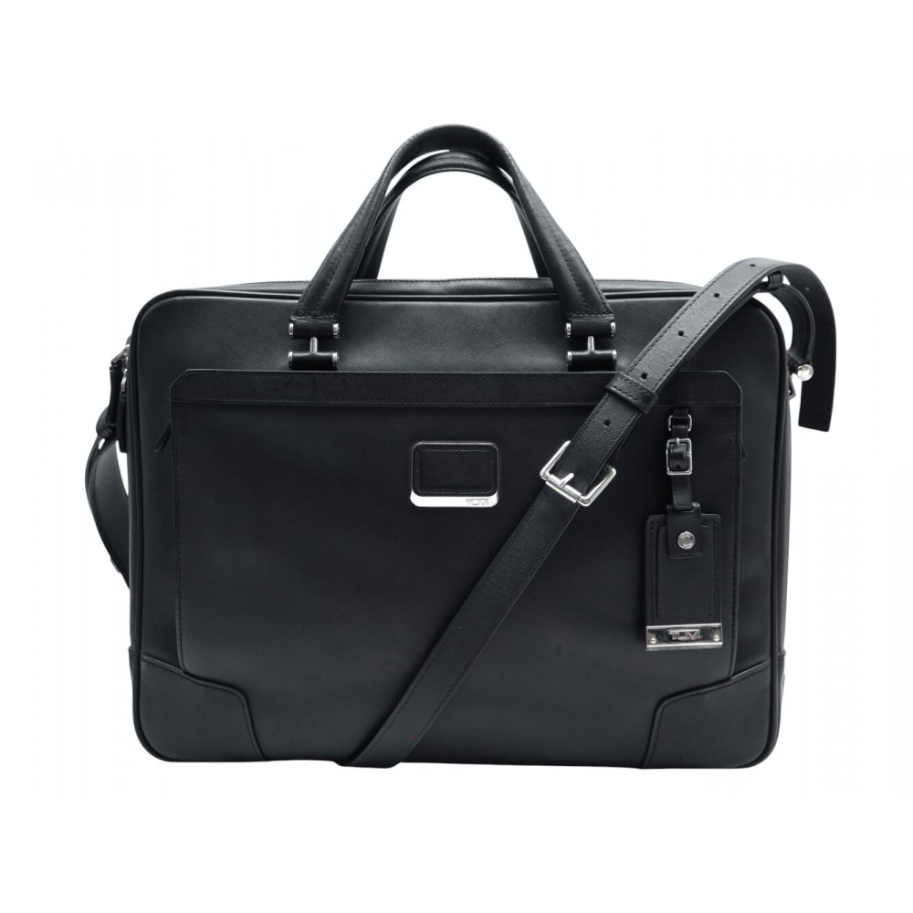SACOCHE TUMI ASTOR 093230D ORDINATEUR 17" CUIR ANSONIA NOIR BRIEFCASE BAG 595€
