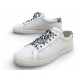 CHAUSSURES SAINT LAURENT ANDY 606831 39 BASKETS CUIR PERFORE SNEAKERS SHOES 650€