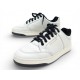 CHAUSSURES SAINT LAURENT SL/61 713602 BASKET 39 CUIR PERFORE SNEAKERS SHOES 750€