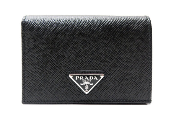 portefeuille prada porte monnaie en cuir saffiano