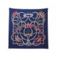 VINTAGE FOULARD HERMES LE SACRE DU PRINTEMPS CARRE 90 CACHEMIRE SOIE SCARF 850€