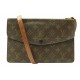 SAC A MAIN LOUIS VUITTON POCHETTE RABAT DOUBLE FACE TOILE MONOGRAM BANDOULIERE