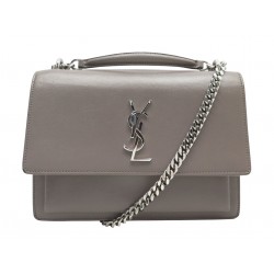SAC A MAIN SAINT LAURENT SUNSET MEDIUM 442906 EN CUIR BANDOULIERE HAND BAG 2200€