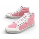 NEUF CHAUSSURES SAINT LAURENT SL/39 SNEAKERS 39 EN TOILE ROSE BASKETS SHOES 750€