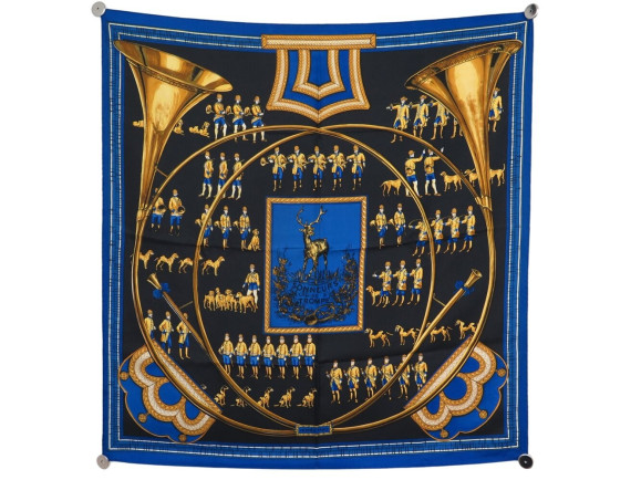 foulard hermes sonneurs de trompe