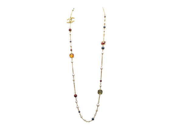  collier chanel sautoir metiers d'art perles