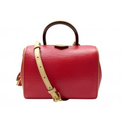 SAC A MAIN LOUIS VUITTON DOC EN CUIR EPI ROUGE BANDOULIERE RED HAND BAG 3800€