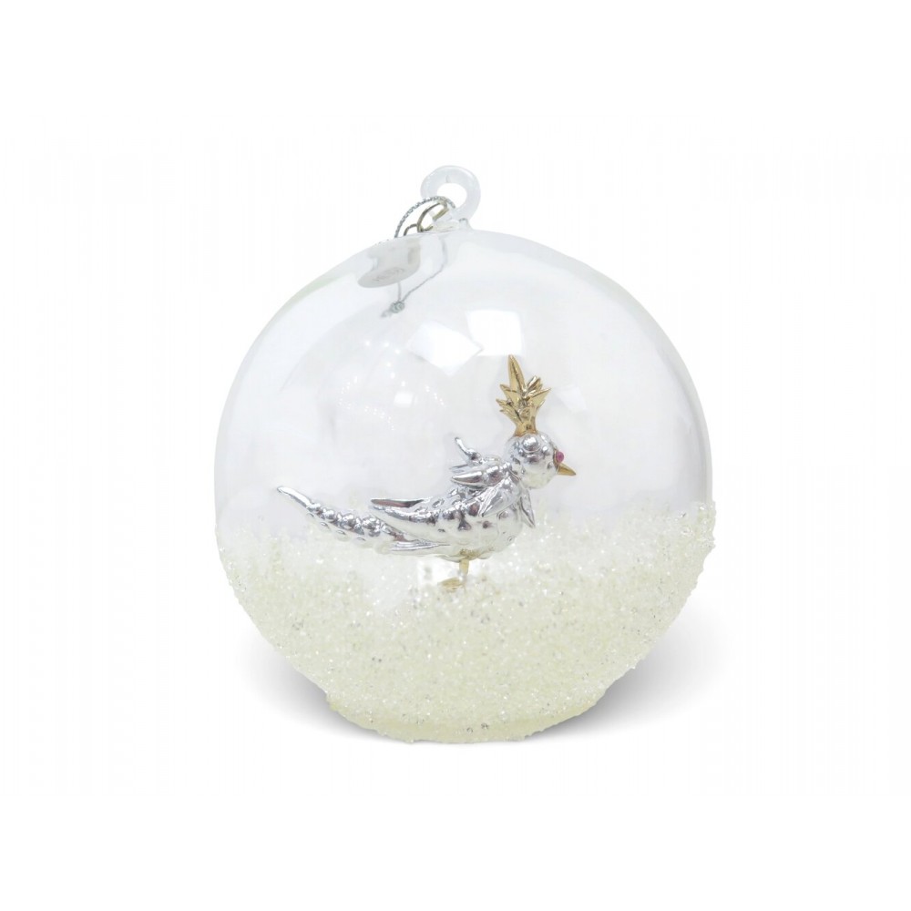RARE BOULE A NEIGE TIFFANY & CO OISEAU DE NOEL + BOITE BIRD CHRISTMAS SNOW BALL
