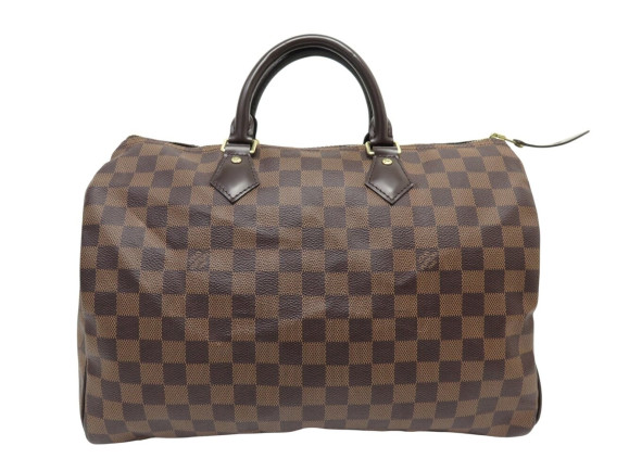 sac a main louis vuitton speedy 35 toile damier ebene