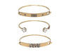  bracelet dior logo cd perles strass en metal dore
