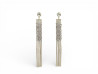 boucles d'oreilles dior j adior strass en metal