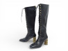  bottes a lacets dior icon talons cannage 37 it 36