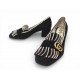 NEUF CHAUSSURES GUCCI 501002 DOUBLE G MARMONT CRISTAUX 42 DAIM NOIR SHOES 950€