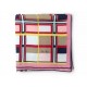 ECHARPE LORO PIANA MOTIF A CARREAUX MULTICOLORE 70% CACHEMIRE 30%SOIE SCARF 790€