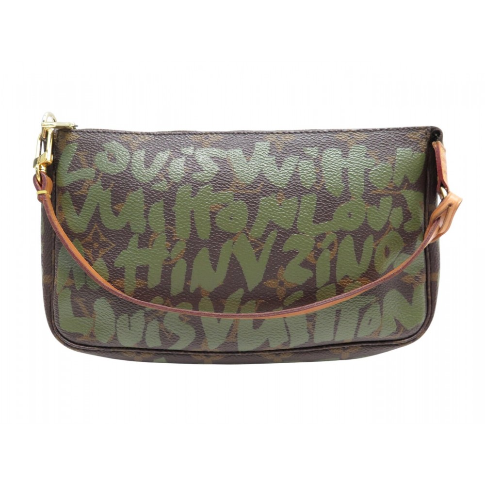 NEUF POCHETTE ACCESSOIRES LOUIS VUITTON X STEPHEN SPROUSE GRAFFITI M92191 1500€