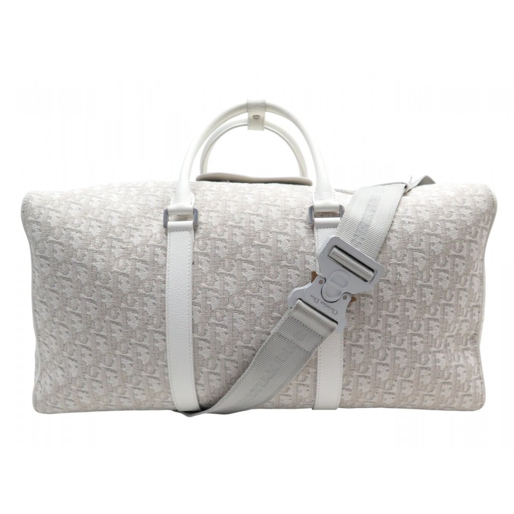 NEUF SAC DE VOYAGE DIOR HOMME LINGOT SADDLE TOILE OBLIQUE BANDOULIERE BAG 2800€