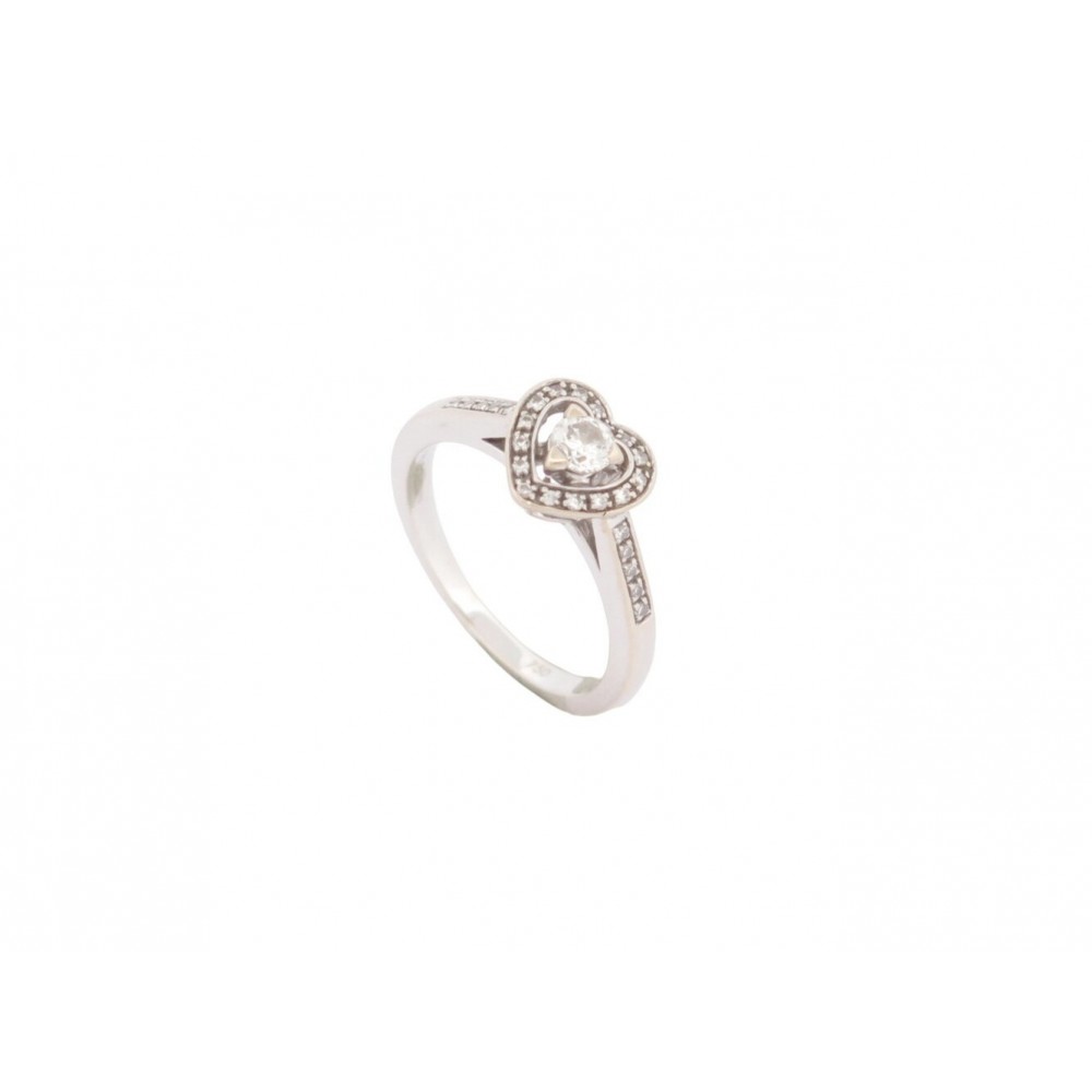 BAGUE MAUBOUSSIN SEX LOVE TOUCH T51 DIAMANTS 0.31CT OR BLANC 18K GOLD RING 3690€