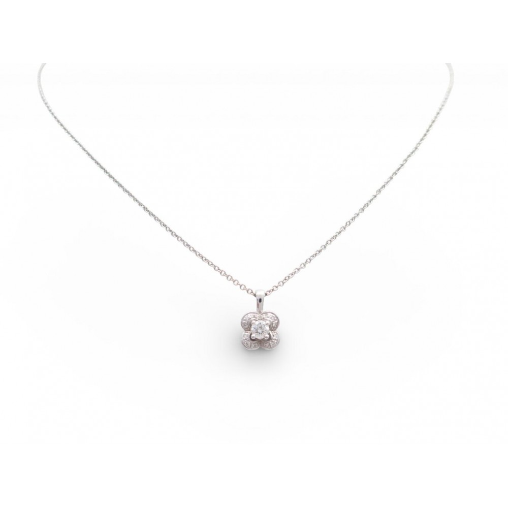 COLLIER MAUBOUSSIN CHANCE OF LOVE N2 PE0103WGDI OR BLANC 18K DIAMANT 0.2CT 3050€