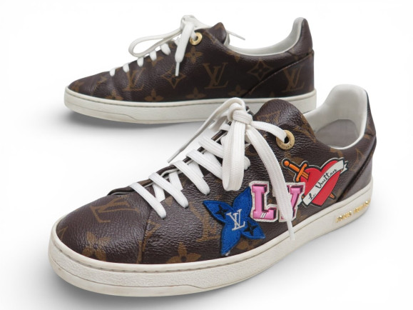 chaussures louis vuitton frontrow heart monogram 37