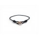 NEUF BRACELET CARTIER TRINTY 3 ORS 18K B6016700 CORDON NOIR 17 CM BANGLE 1080€