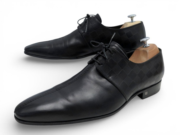 chaussures louis vuitton oxford damier derby 10.5 44.5
