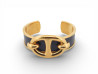 bracelet hermes chaine d'ancre t15 en metal dore
