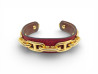 bracelet hermes maillons chaine d'ancre 16 cuir lezard