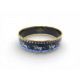NEUF BRACELET HERMES CHEVAL CAVALIER AU GALOP EMAIL PLAQUE OR 18CM BANGLE 590€